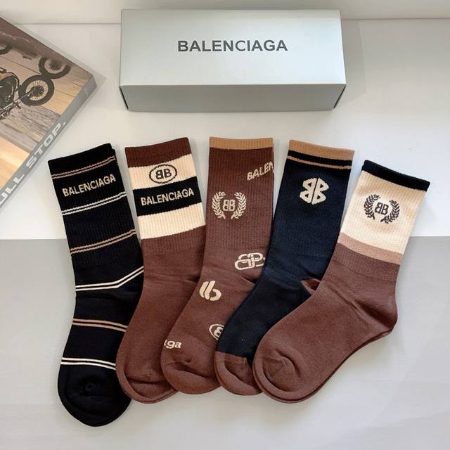 With Packaging 5 Pairs Per Box Balenciaga Paris Balenciaga High Version Super So