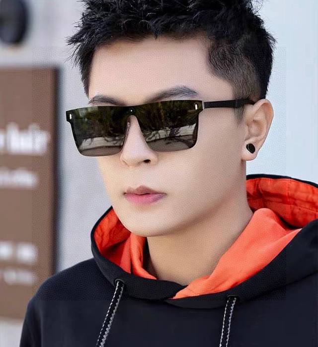 gucci New One-Piece Driving Mirror Sunglasses For Travel Must Have Many Celeb