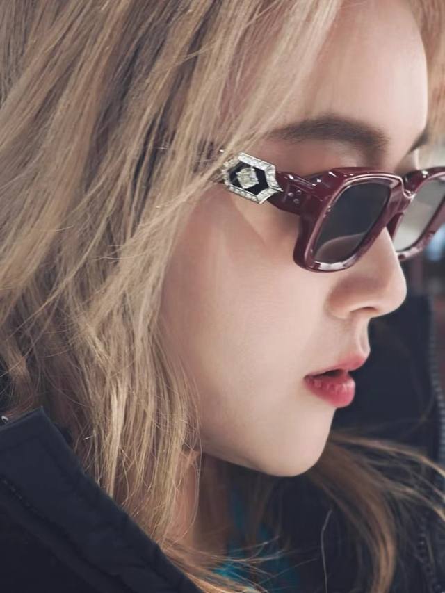 gm New Sunglasses For Women 2025 Jewelry Series Narrow Frame Versatile Fashio
