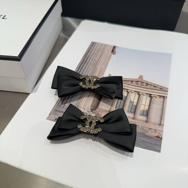 With Packaging Box, One Pair Chanel Chanel's Latest Small Fragrance Bow Bangs Cl