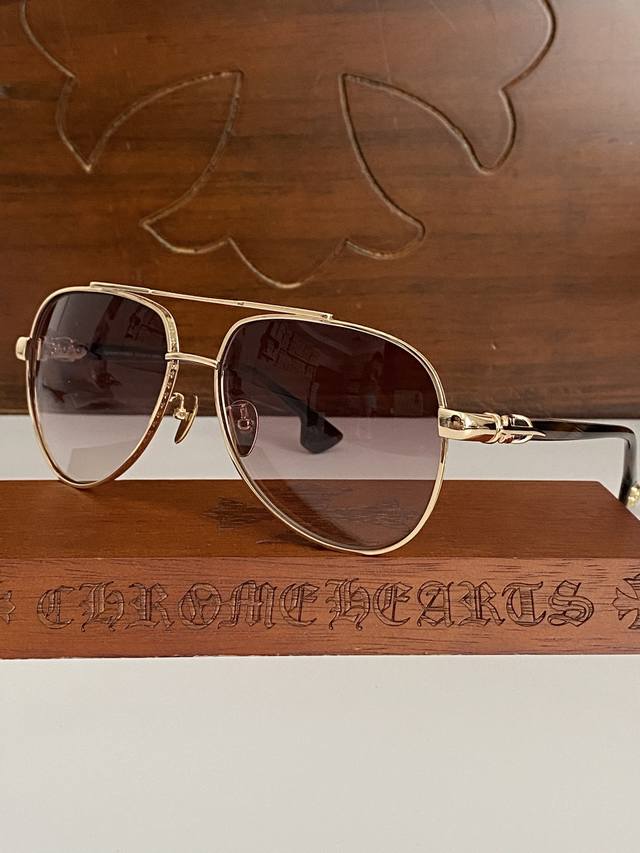 Retro Toad Sunglasses Chrome Heart Heavy Mechanical Feel Comfortable To Wear Rou