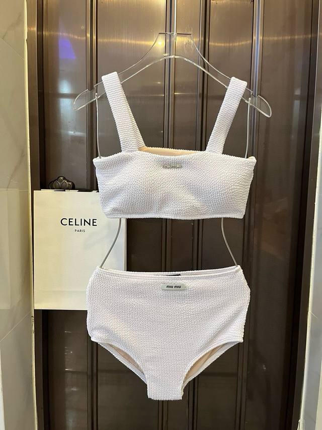 Special P Miu Miu Miumiu Two-Piece Swimsuit Bikini Is Suitable For A Variety Of