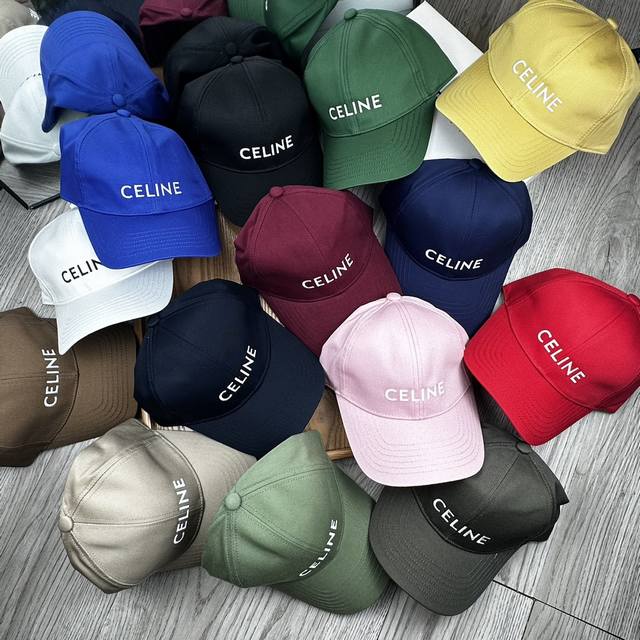 Special Price Celine Original 1:1 Large Logo Cap With Dust Bag Details Determine