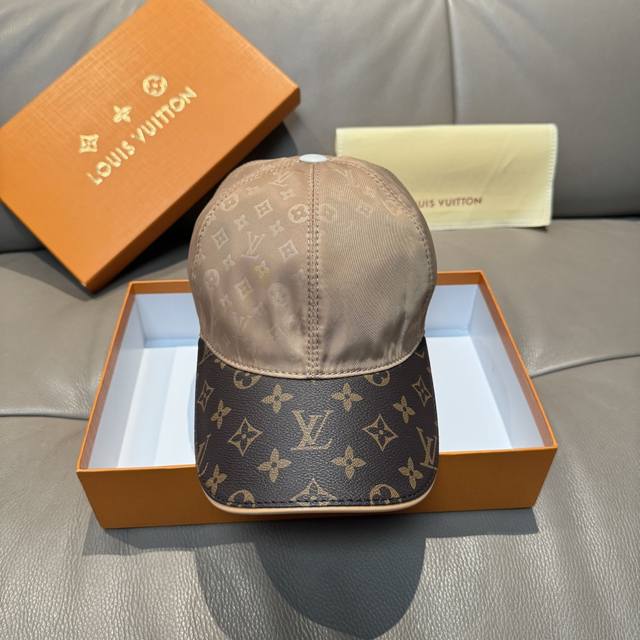 With Box Bag Lv Louis Vuitton New Original Baseball Cap With Old Flower Stitchin