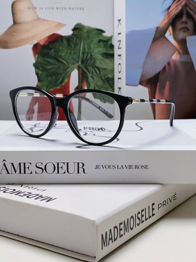 burberry Burberry 2025 New Glasses Frame Myopia Glasses Frame Big Face Men An