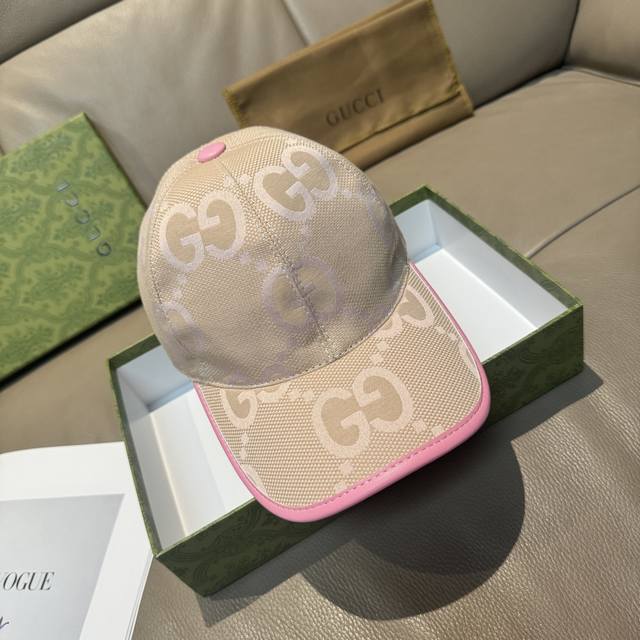 With Packaging Bag Gucci New Original Baseball Cap Candy Color Big Double G Coun