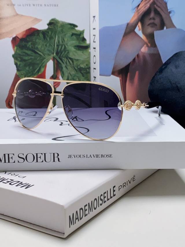 gucci 2025 New Women's Polarized Sunglasses European And American Fashion Ret