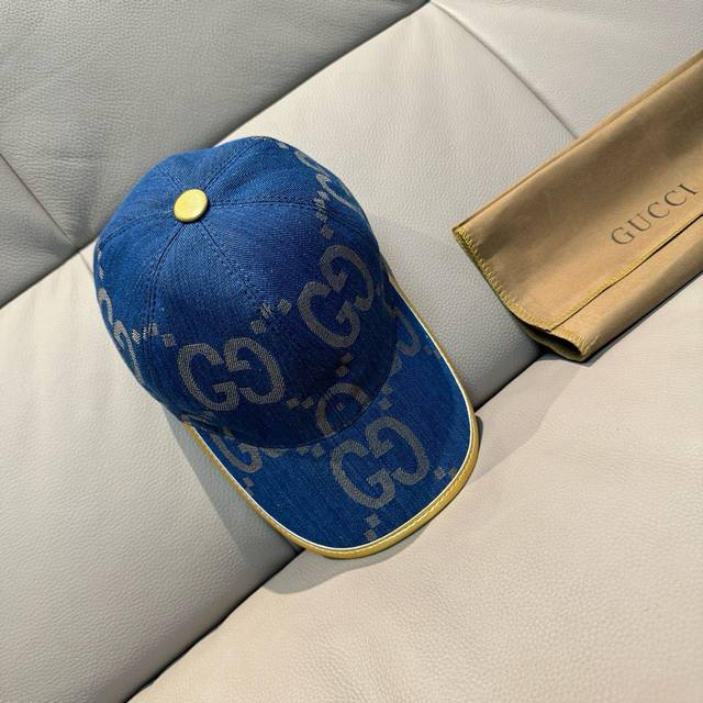 With Packaging Bag Gucci New Original Baseball Cap With Big Double G Counter 1:1
