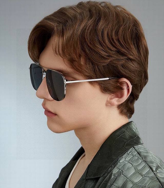 gucci Men's Colorful Pilot Polarized Sunglasses Material Hd Nylon Thickened C