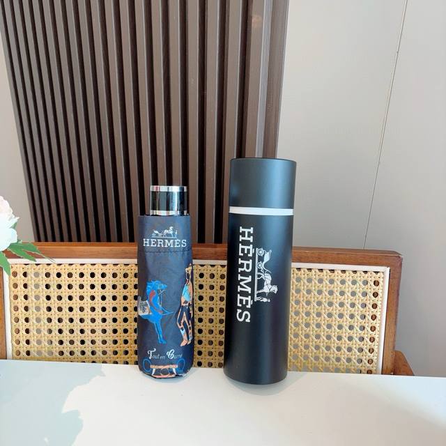 Herm S New 50% Fold Umbrella Is A Hot Seller With A High Fashion Index. It Is Pe