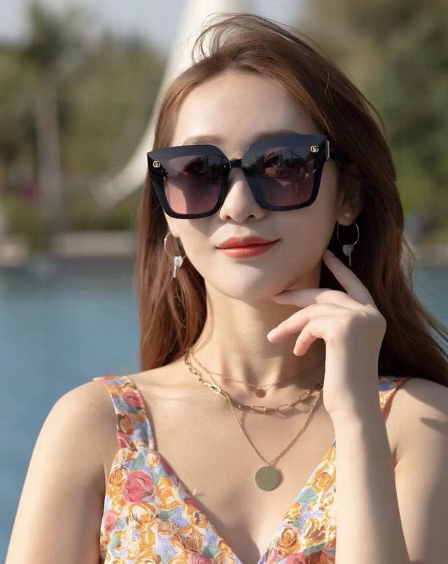 tr Polarized Series Gucci Classic Square Frame Design Is Not Picky About Face