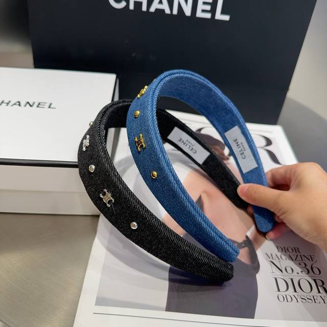 With Packaging Box Celine Celine Arc De Triomphe New Headband Popular Online Fas
