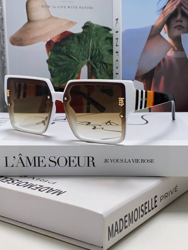 burberry Burberry 2025 New Sunglasses For Women New Style Big Face Slimming B