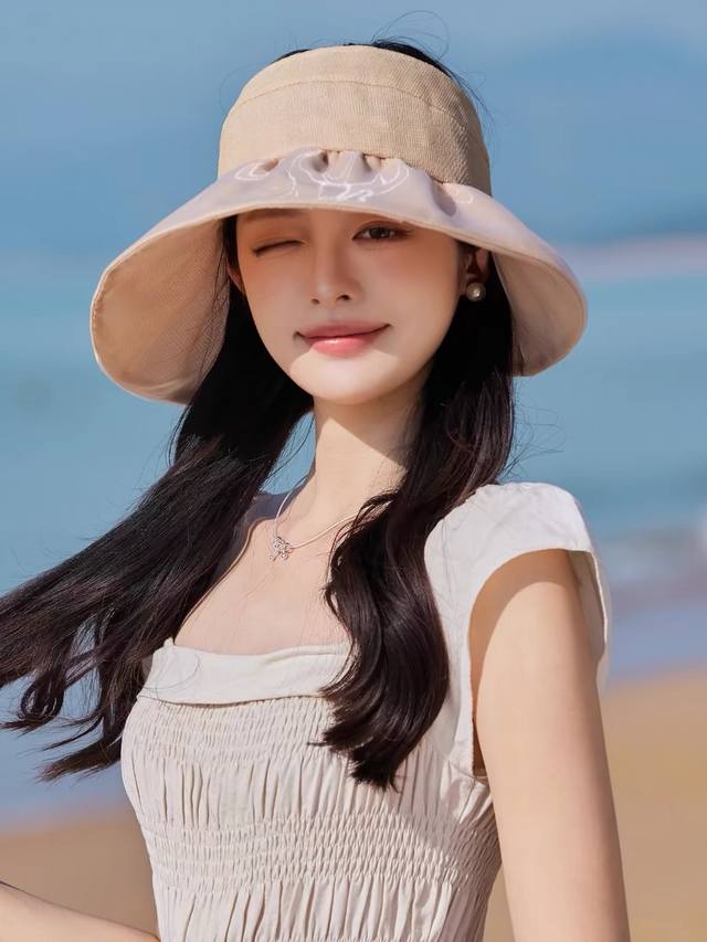 chanel Chanel 2025 New Large Brim Sun Hat For Women Summer Sun Protection And