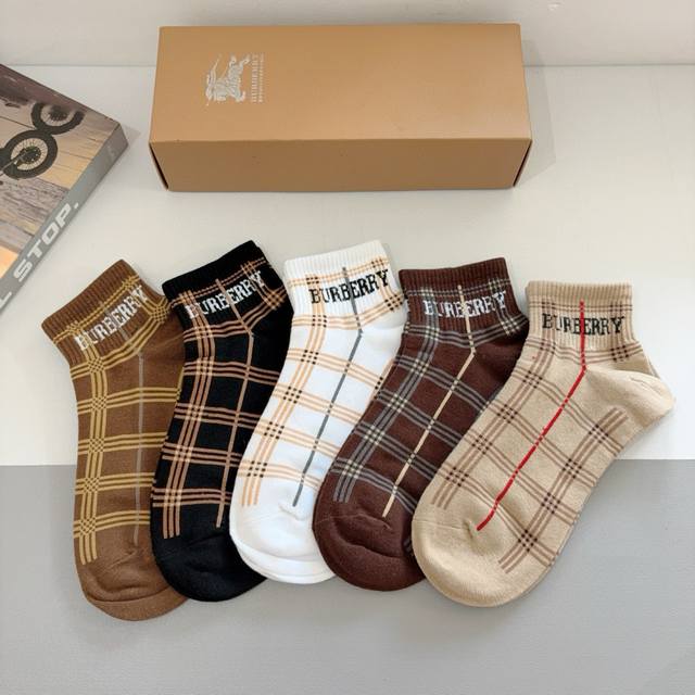 With Packaging 5 Pairs Per Box Burberry Burberry Super Popular Small Single Prod