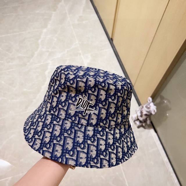 Special Price With Dust Bag Dior 2025 New Style Old Flower Counter Style Fisherm