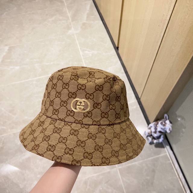 Special Price With Dust Bag Gucci 2025 New Counter Model Bucket Hat Super Easy T