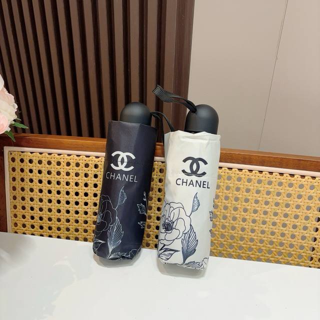 chanel Chanel 50% Foldable Umbrella With Chanel Soul Logo As One Of The Desig