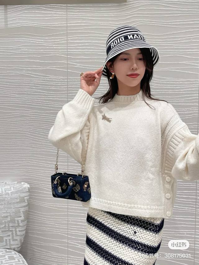 dior Dior New Knitted Fisherman Hat Hand-Grasped Knitted Hat