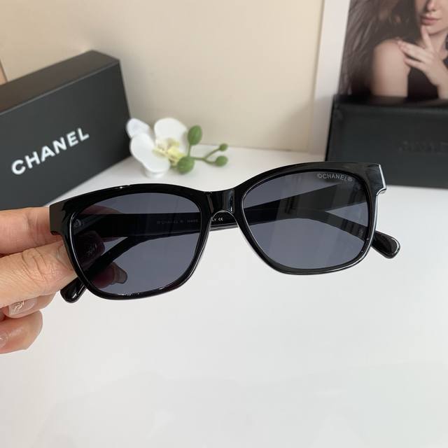 chanel Chanel 2025 New Xiaohongshu Large Frame Modified Slimming Anti-Ultravi