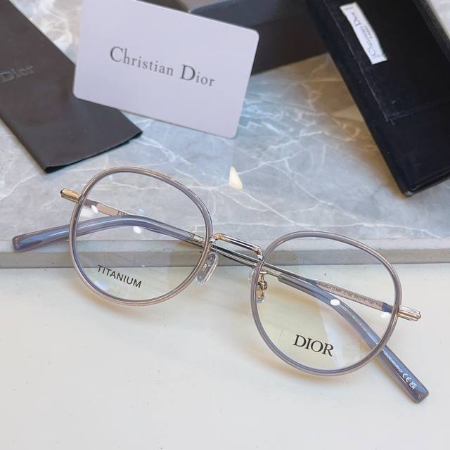 dio* Dior New Optical Frame Mod Blacksuit O R9F Titanium Frame Size 50 Port 1