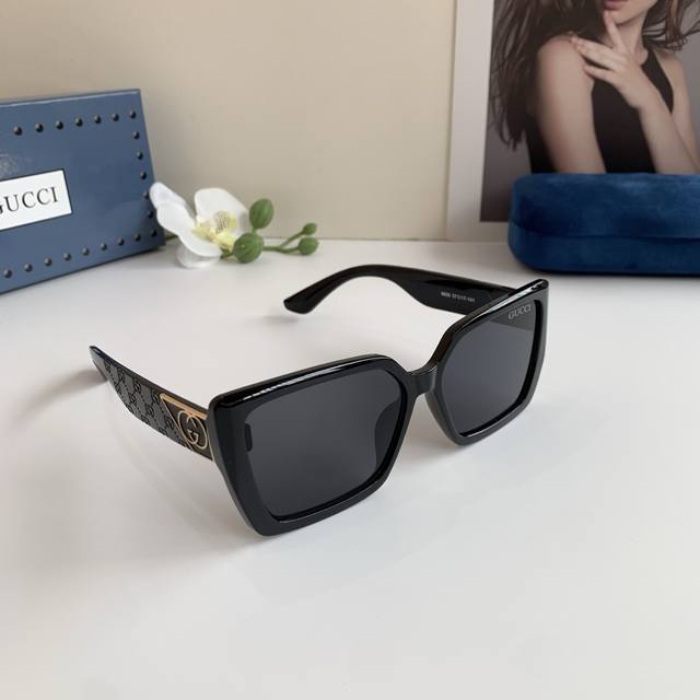gucci Gucci New Square Frame Sunglasses Men And Women Outdoor Sun Glasses All