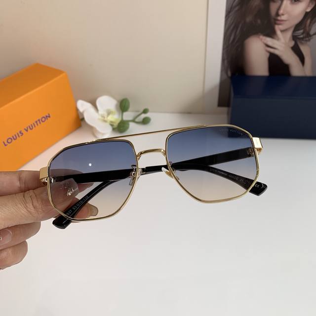 lv Louis Vuitton Classic Square Frame Sunglasses For Men And Women Outdoor Su