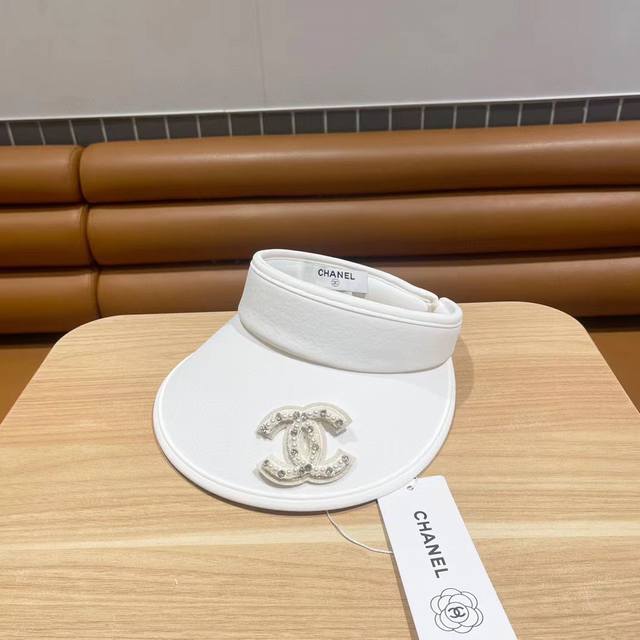 chanel Chanel Hollow Top Headband Sun Hat