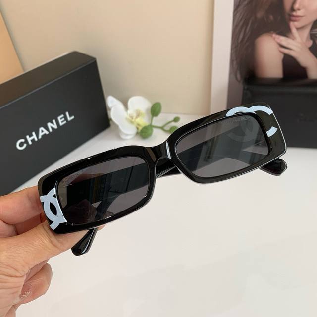 chanel Chanel Small Square Frame Sunglasses Fashionable French Atmosphere Ret