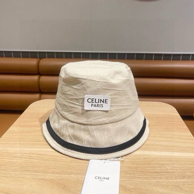 celine Celine's New Spring Bucket Hat, Fisherman's Hat, Arc De Triomphe Eleme