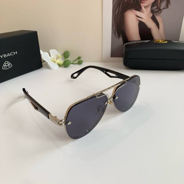 maybach Maybach 2025 New High Version Metal Men's Sunglasses Fashion Handsome