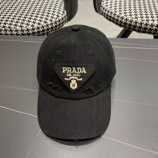 Prada's New Classic Triangle Logo Baseball Cap Is A Must-Have Item That Will Loo
