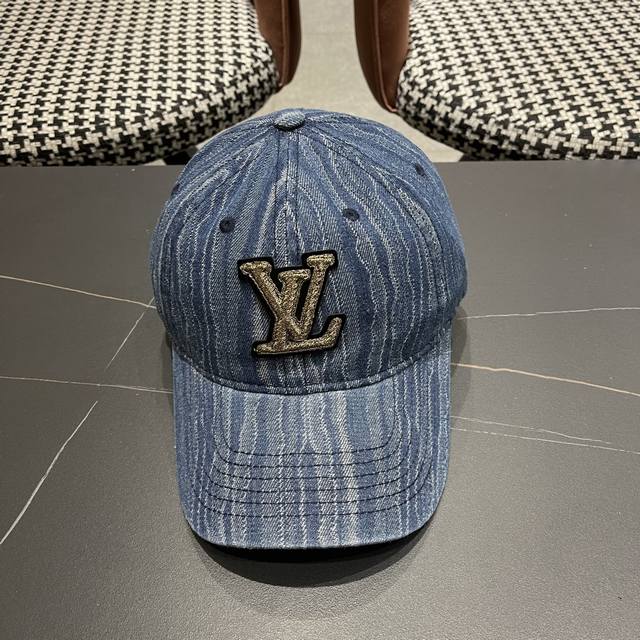 louivuittonlv Early Spring 2025 New Louis Vuitton Denim Baseball Cap Unisex S