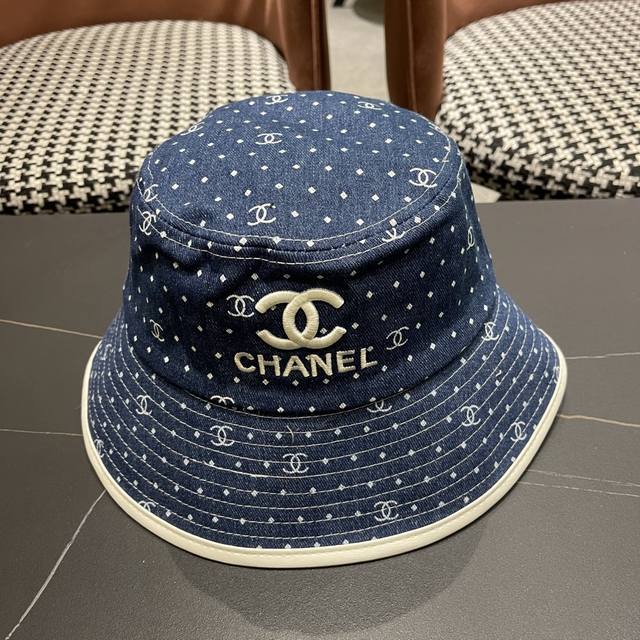 chanel Chanel 2025 New Style Small Bucket Hat Fisherman Hat All-Match Daily S