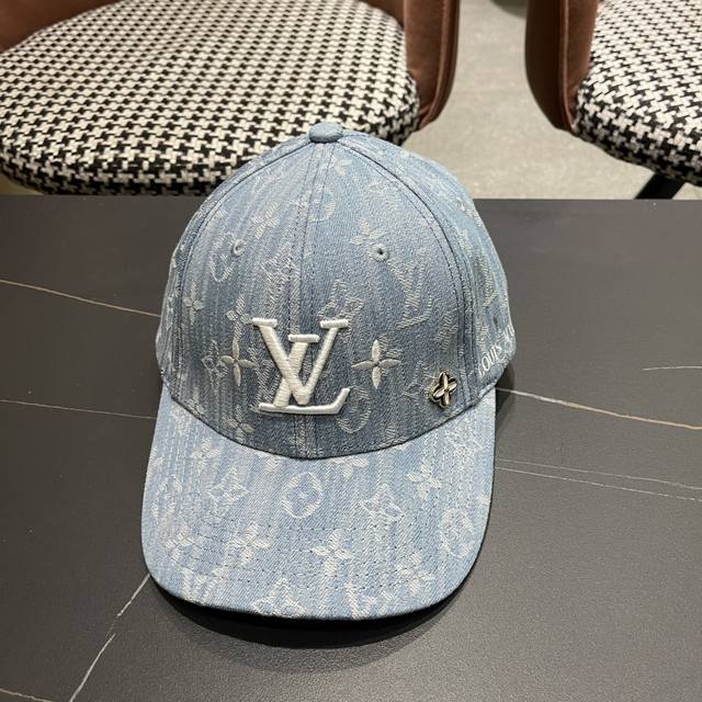 Louis Vuitton Original Denim Baseball Cap Louisvuitton New Lv Baseball Cap Unise