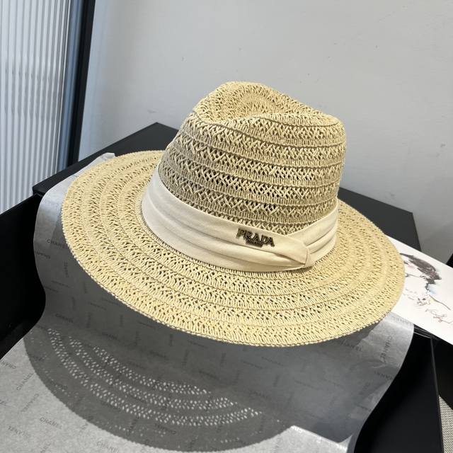 Prada New Style Hat Sun Hat Head Circumference 57Cm
