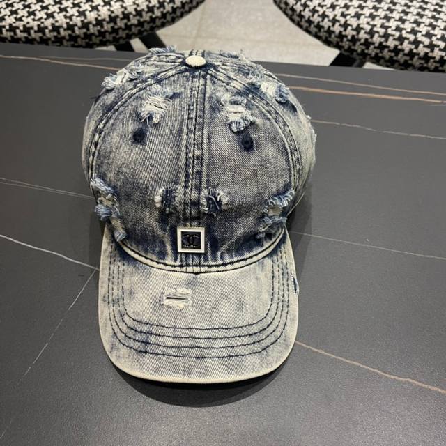 chanel Chanel 2025 New Style Small Fragrance Style Hole Denim Big Brand Baseb