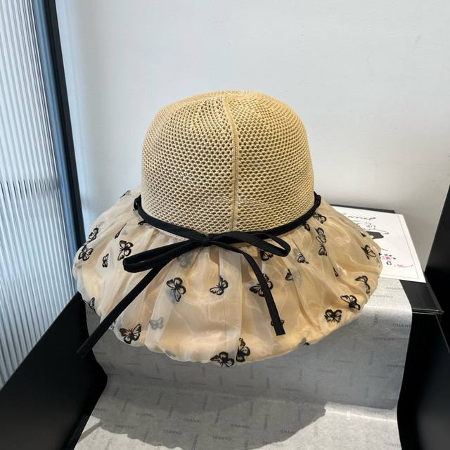 gucci Gucci New Lantern Hat Sun Hat Anti-Ultraviolet Brim Head Circumference