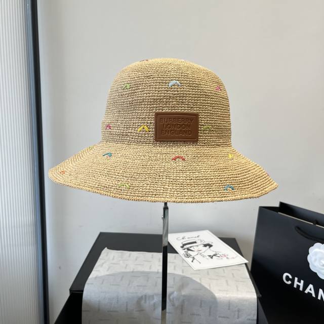 burberry Burberry's New Raffia Straw Hat Is Made By Hand And Is A Pure Handma