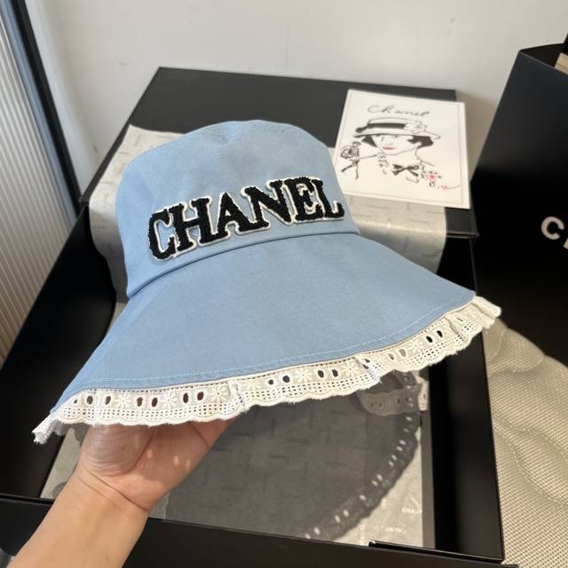 chanel Chanel Denim Fisherman Hat Head Circumference 57Cm