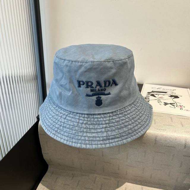 prada Prada Bucket Hat Head Circumference 57Cm