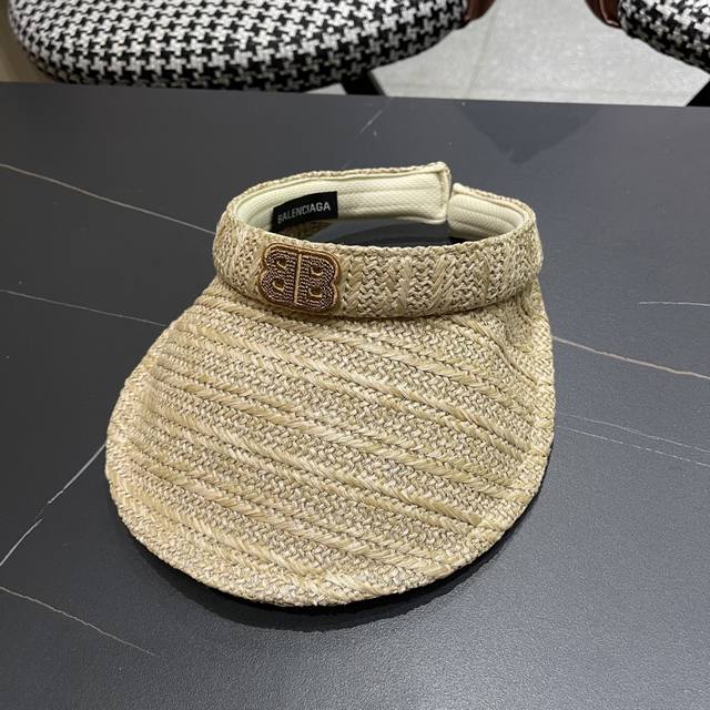 Balenciaga Summer Small Fragrance Style Braided Sun Hat Travel All-Match Sun Hat