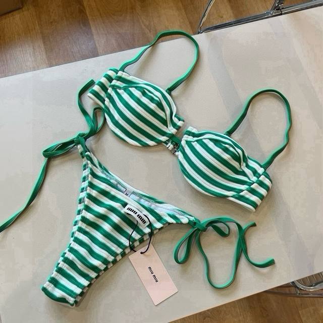 miumiu Miu Miu New Split Bikini Split Suit Sml Xl