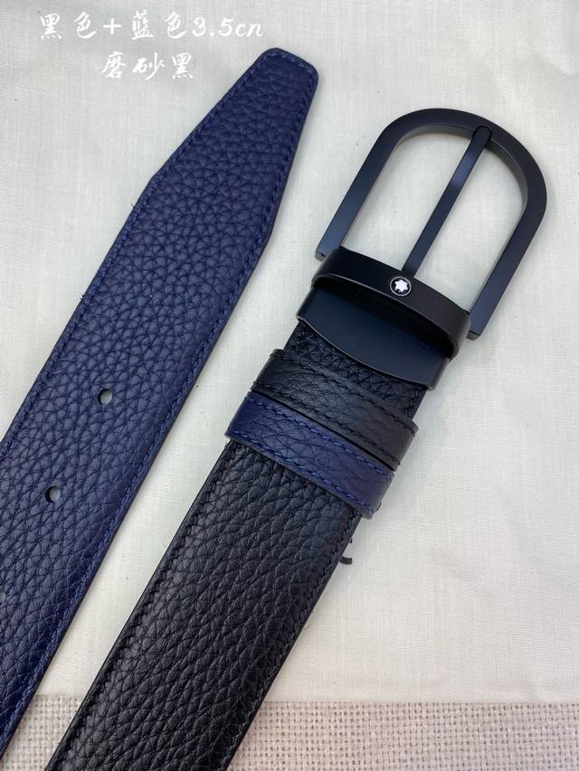 montblanc Montblanc Width 3.5Cm Using Top Layer Cowhide Boutique Pin Buckle H