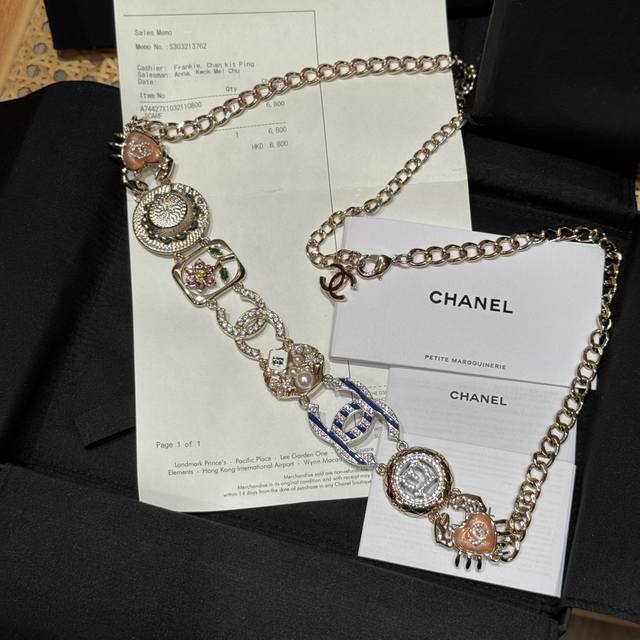 Chanel's New Women's Waist Chain The Metal Chain Is Full Of Texture And Exudes E
