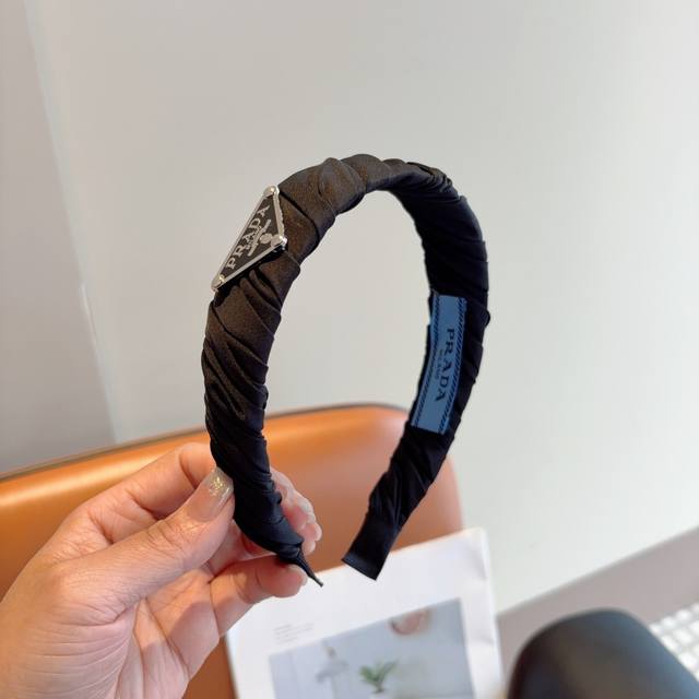 With Packaging Prada Prada's New Trendy Letter Headband Is A Must-Have Item For