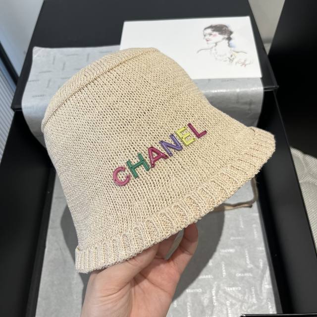 chanel Chanel Knitted Fisherman Hat Small Hat Head Circumference 57Cm