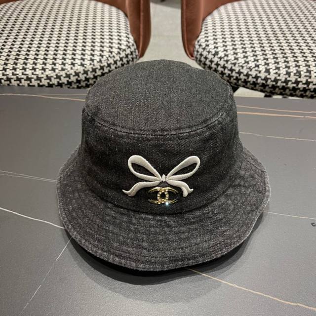 Chanel Chanel Summer New European And American Simple Fashion Denim Fisherman Ha