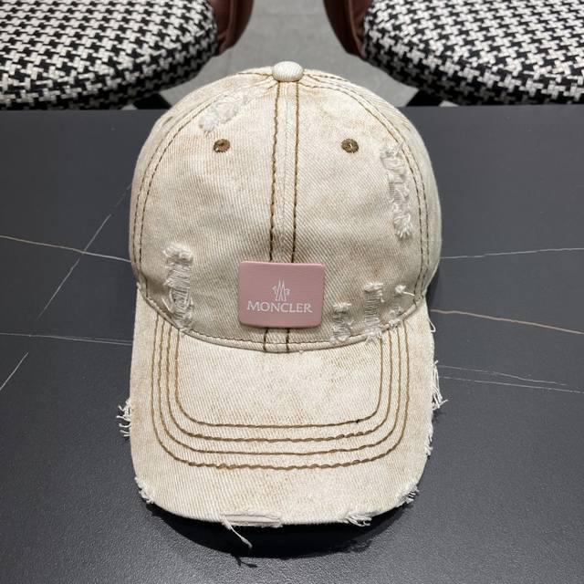 Moncler Trendy Brand Moncler Classic Denim Baseball Cap Men And Women Outdoor Al