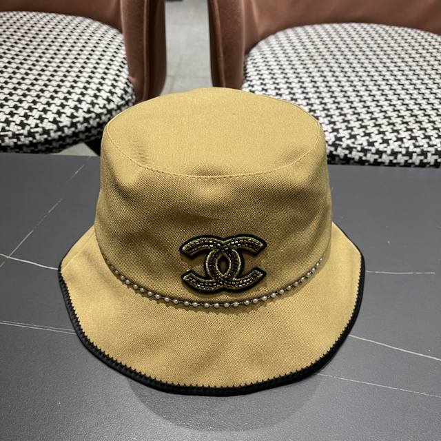 Chanel's New Spring And Summer Pearl Chain Bow Bucket Hat Is Here, Super Face-Sh